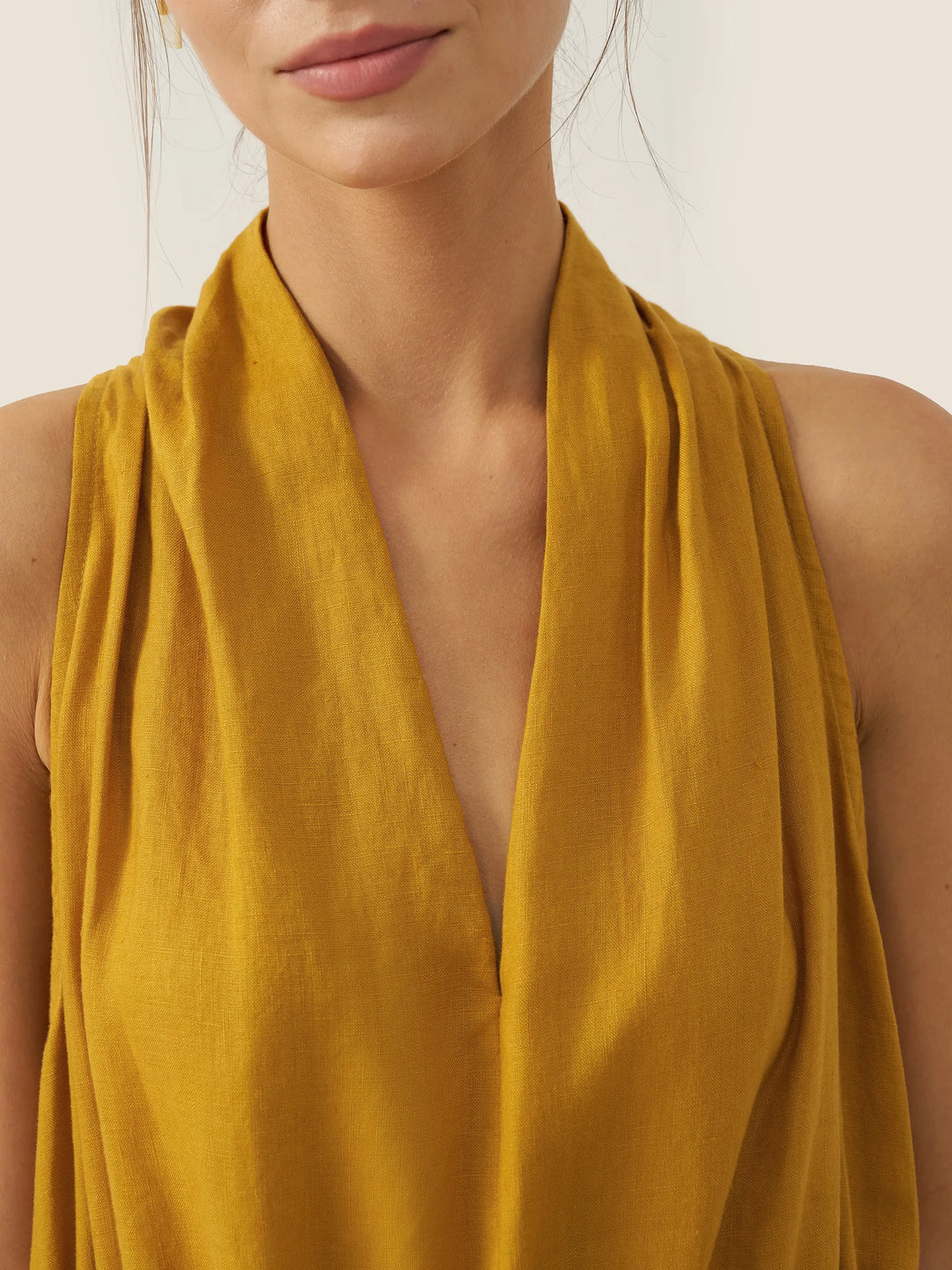 V-Neck Halter Maxi Dress BETH