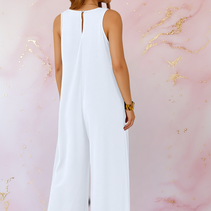 Wendy | Comfortable jumpsuit with V-neck and wide legs
