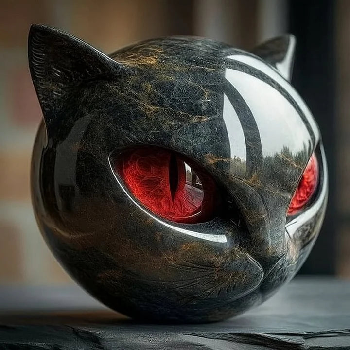 Lovera | Mysterious Black Cat Sculpture