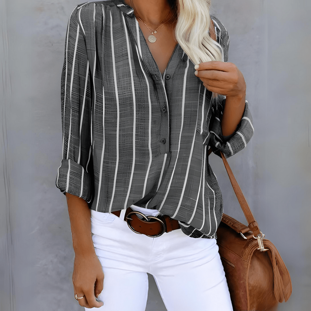 Elandra Striped Blouse