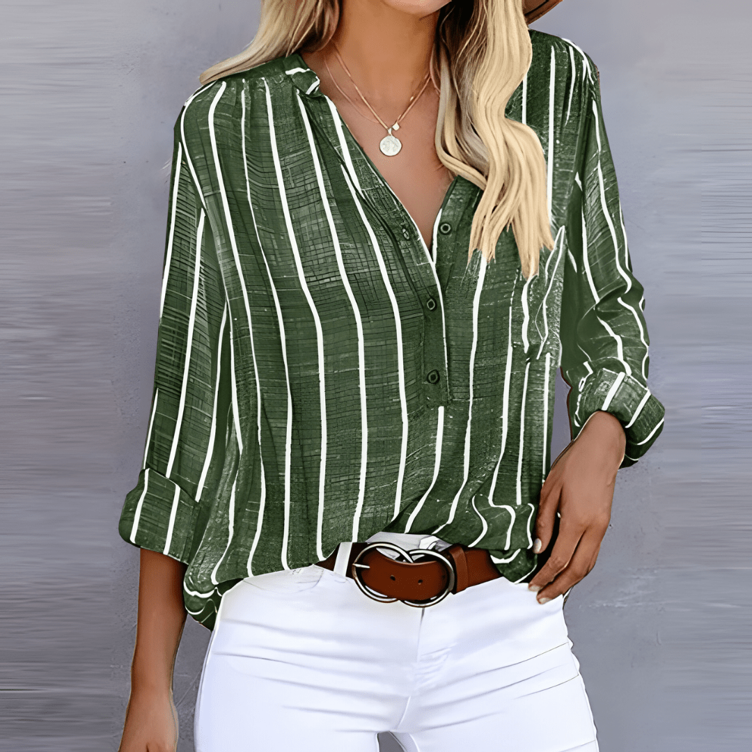 Elandra Striped Blouse