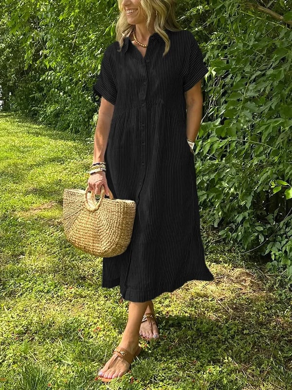 Arabella™ | Striped Shirt Dress