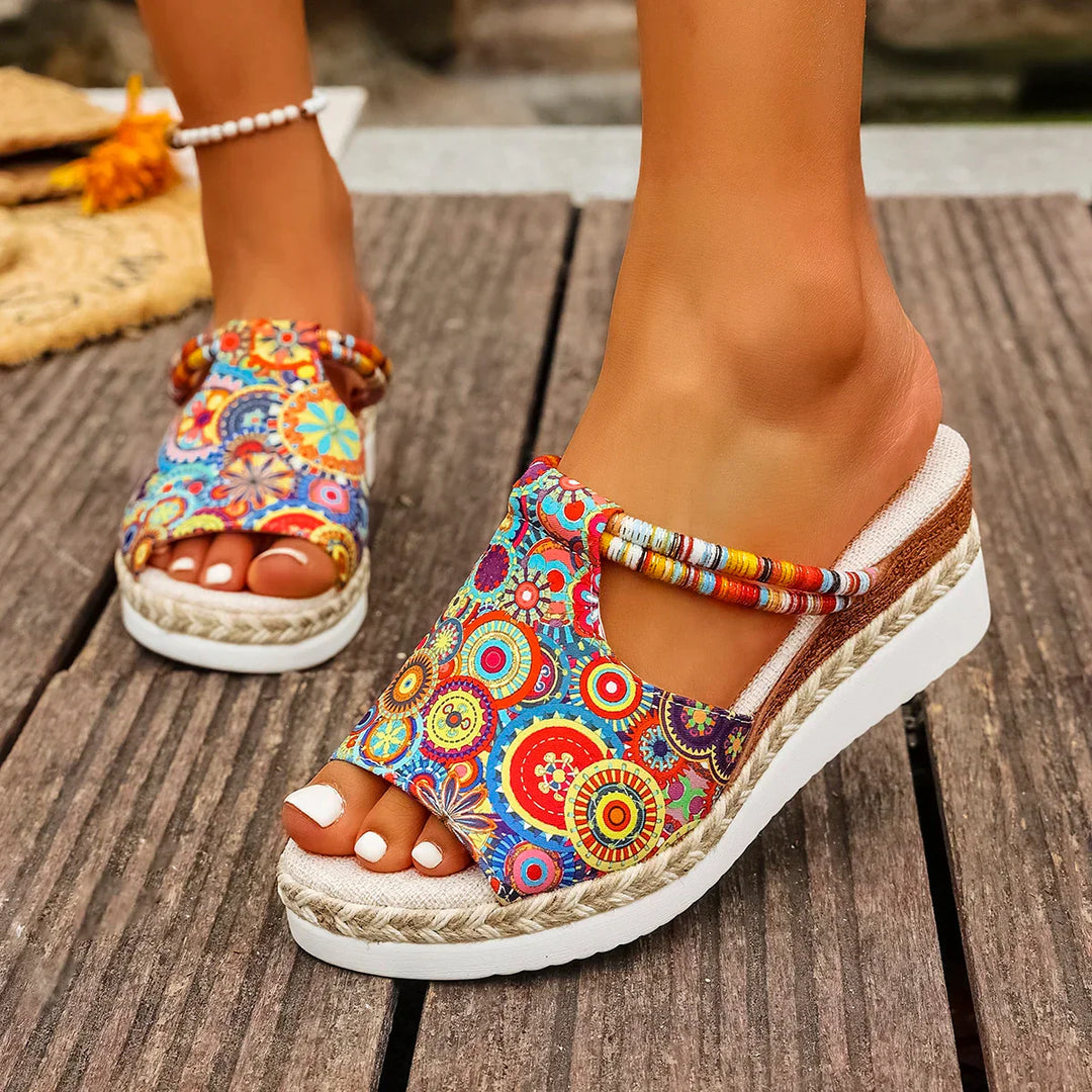 Janeiro Wedge Heel Sandals