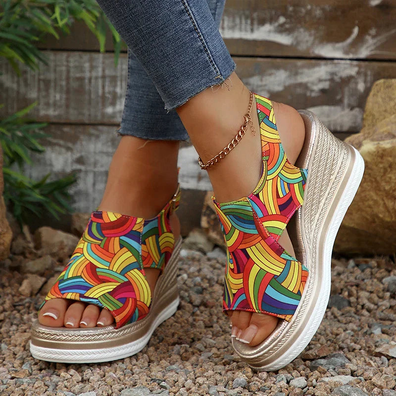 Janeiro Wedge Heel Sandals
