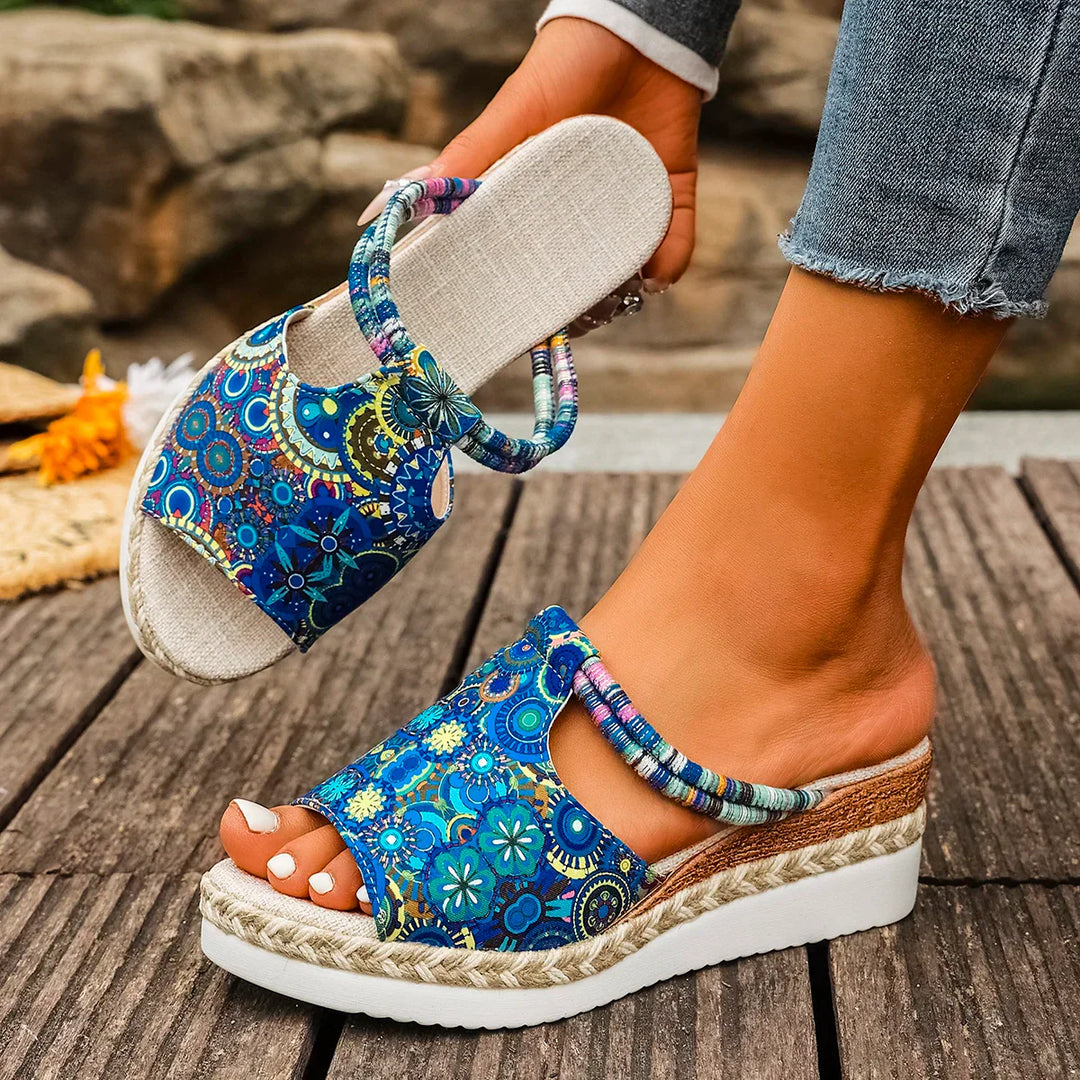 Janeiro Wedge Heel Sandals
