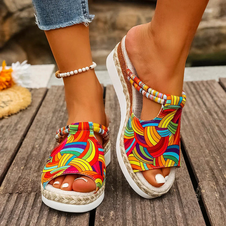 Janeiro Wedge Heel Sandals