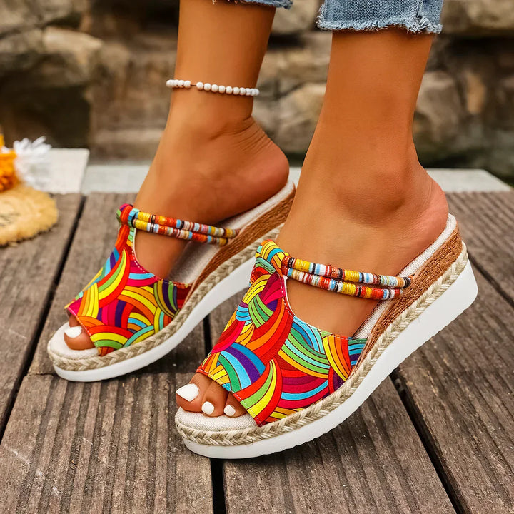 Janeiro Wedge Heel Sandals
