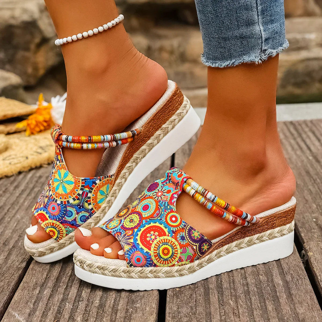 Janeiro Wedge Heel Sandals