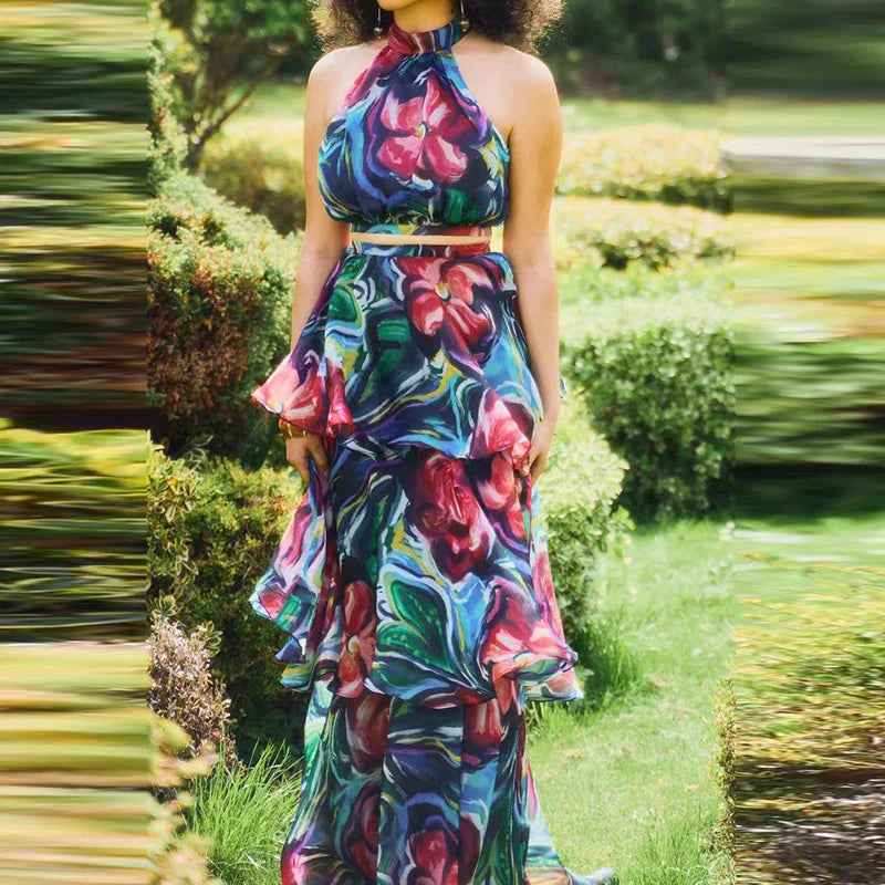 Lessy | Stylish Floral Two-Piece Set