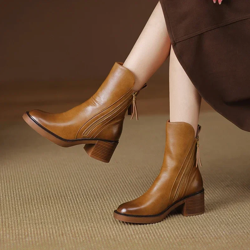 Grazia™ - Leather booties