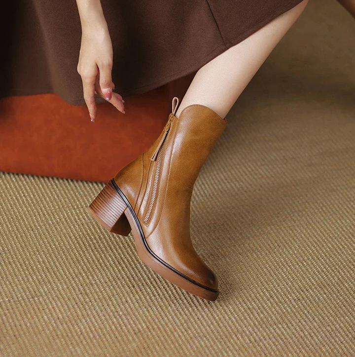 Grazia™ - Leather booties