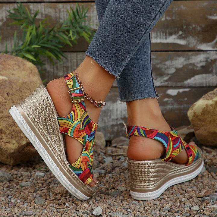 Janeiro Wedge Heel Sandals