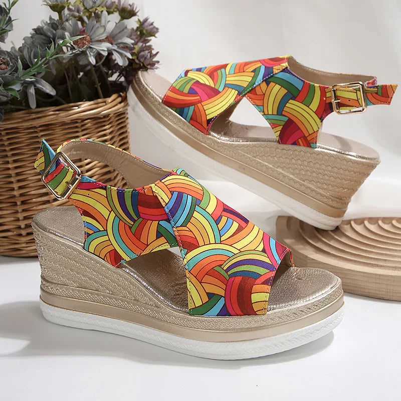 Janeiro Wedge Heel Sandals
