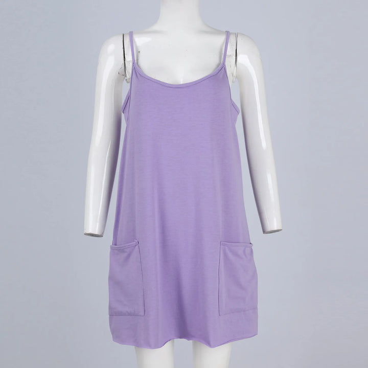 Luna | Women’s Sporty Summer Mini Dress with Pockets