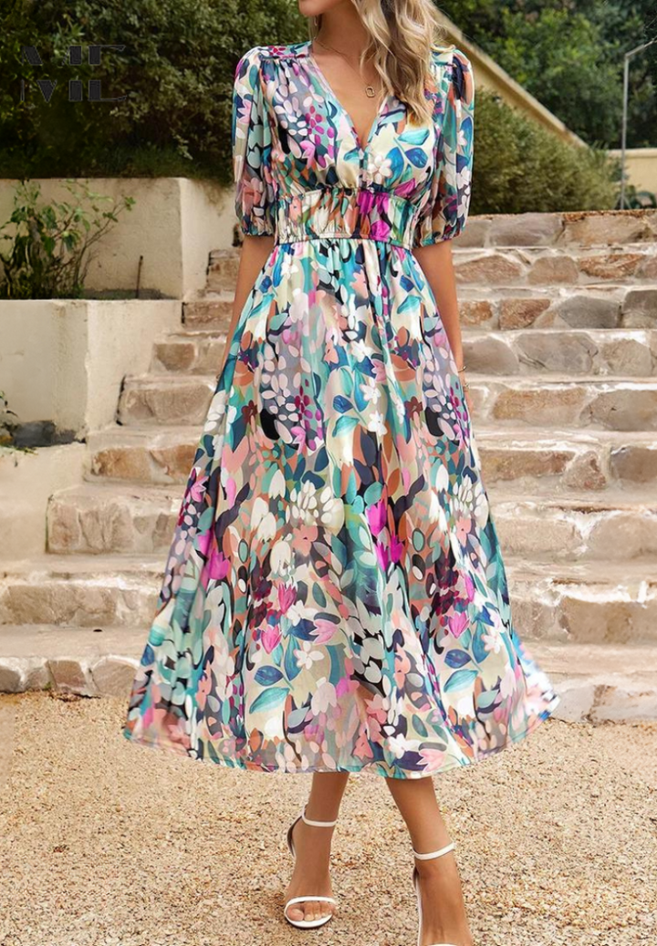Chloe | Stylish Summer Floral Dress
