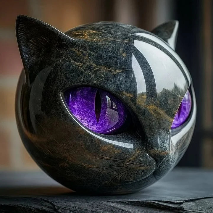 Lovera | Mysterious Black Cat Sculpture