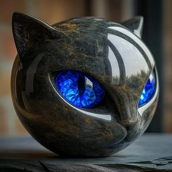 Lovera | Mysterious Black Cat Sculpture