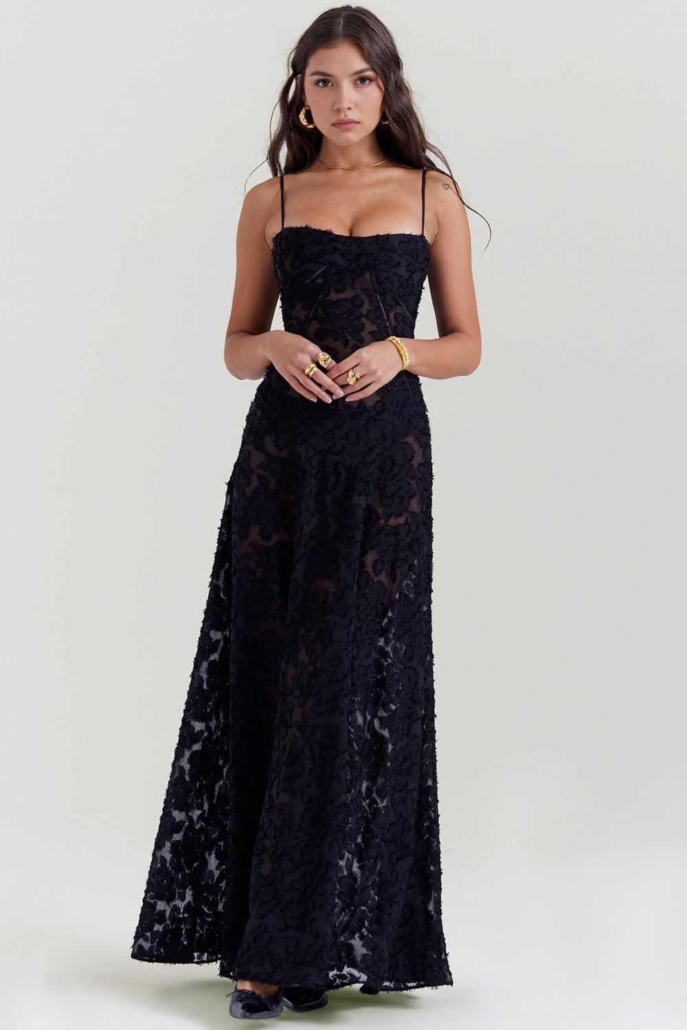 Brandy | Elegant Flowy Maxi Dress