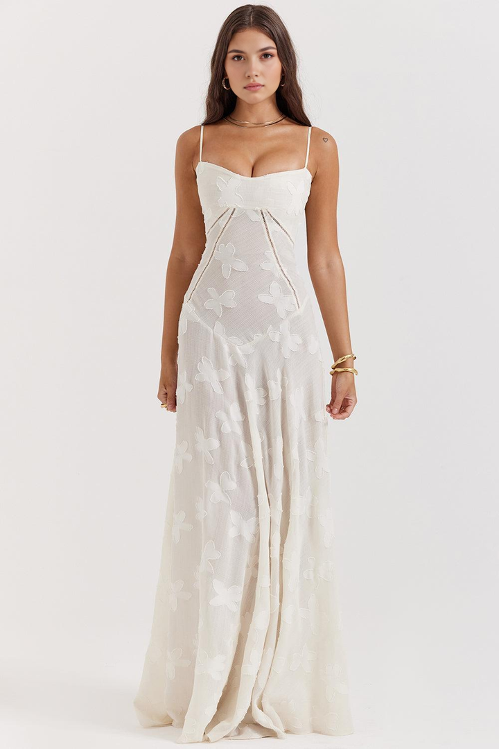 Brandy | Elegant Flowy Maxi Dress