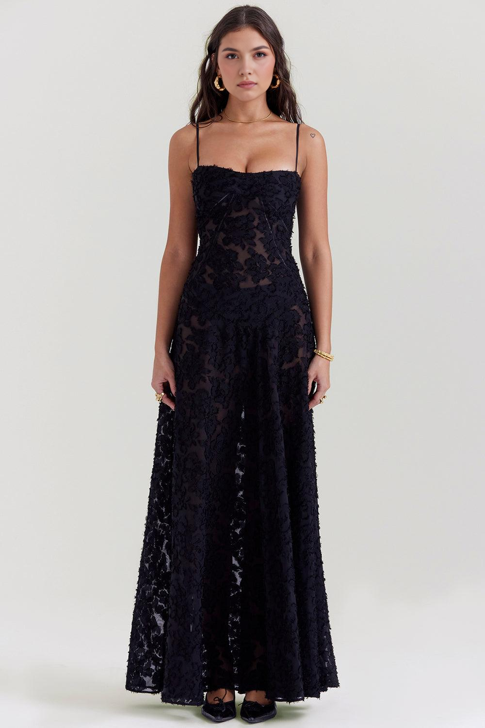 Brandy | Elegant Flowy Maxi Dress