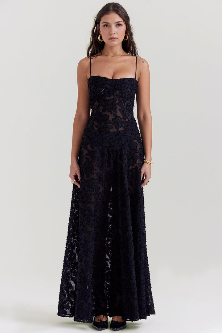 Brandy | Elegant Flowy Maxi Dress