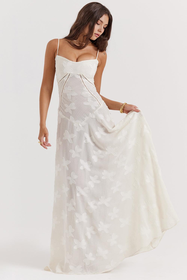 Brandy | Elegant Flowy Maxi Dress