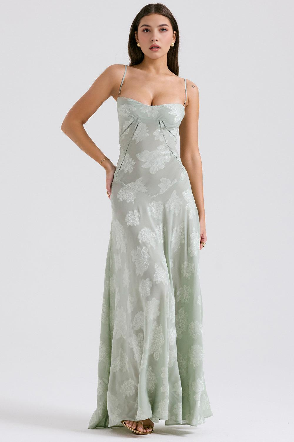 Brandy | Elegant Flowy Maxi Dress