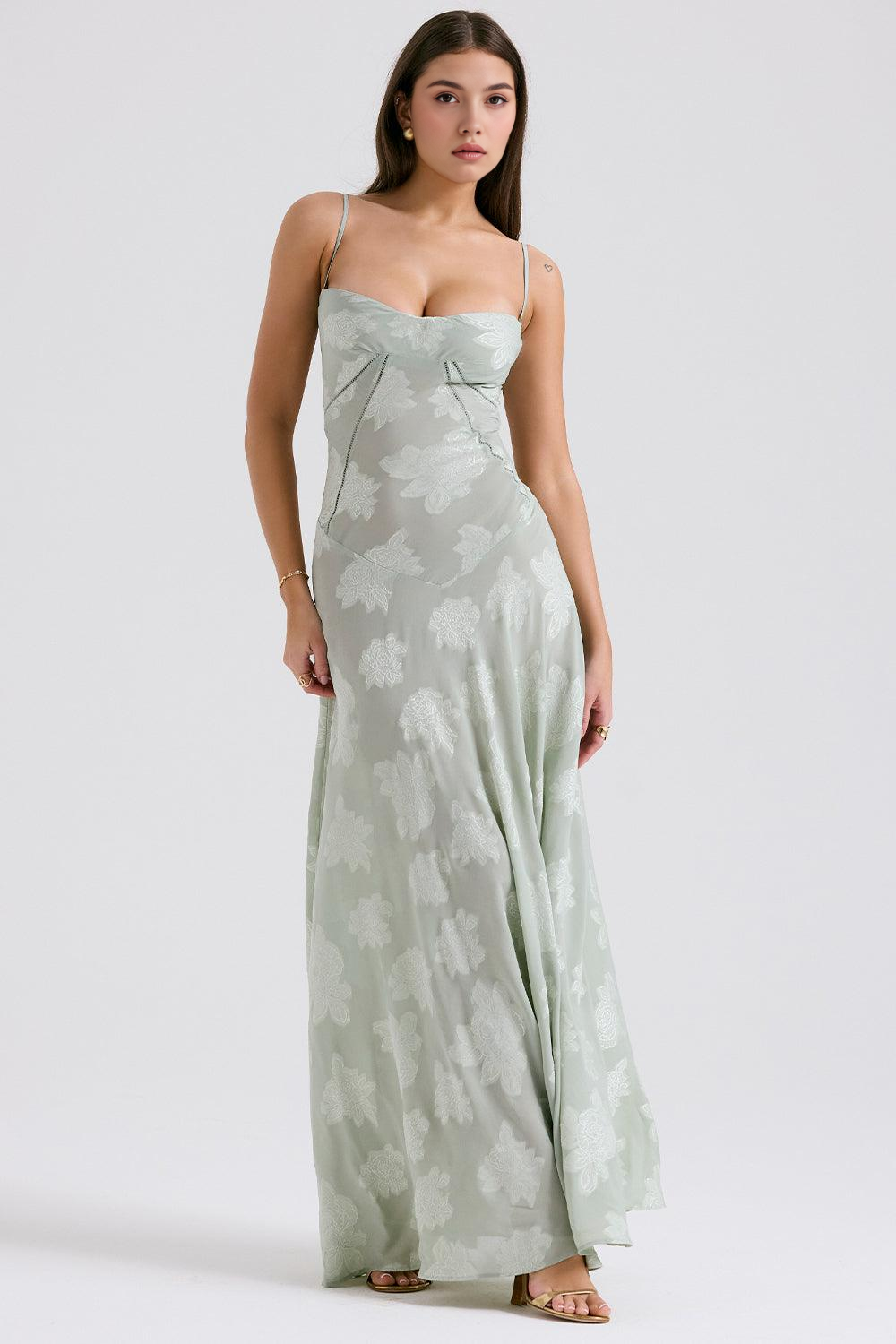 Brandy | Elegant Flowy Maxi Dress