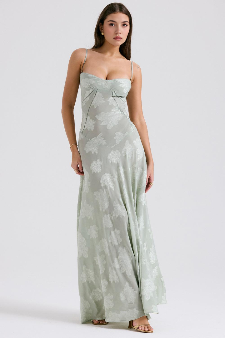 Brandy | Elegant Flowy Maxi Dress