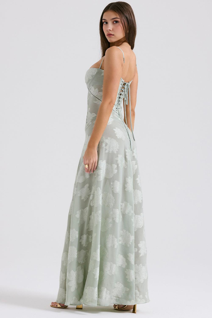 Brandy | Elegant Flowy Maxi Dress