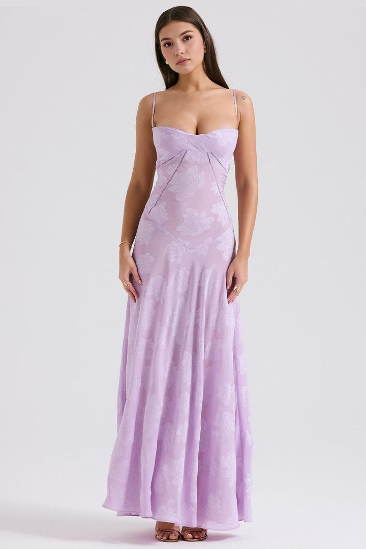 Brandy | Elegant Flowy Maxi Dress